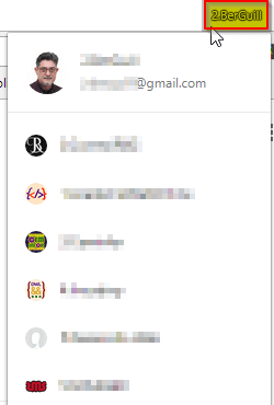 Cambiar de perfil de usuario de Chrome