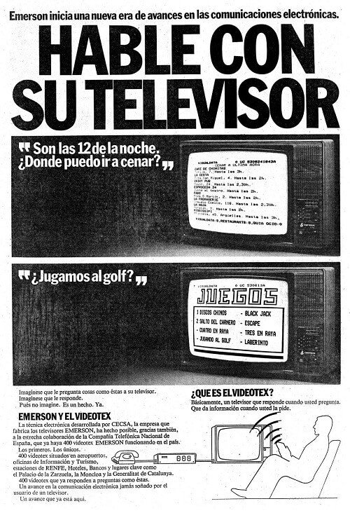 Videotex conecta televisión a Internet