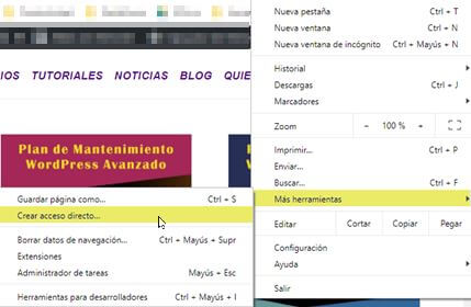 Crear un acceso directo a un usuario de Chrome en el escritorio Crear un acceso directo a un usuario de Chrome en el escritorio