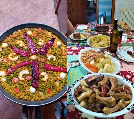 Cocido gallego y arroz de marisco en WCES 2020